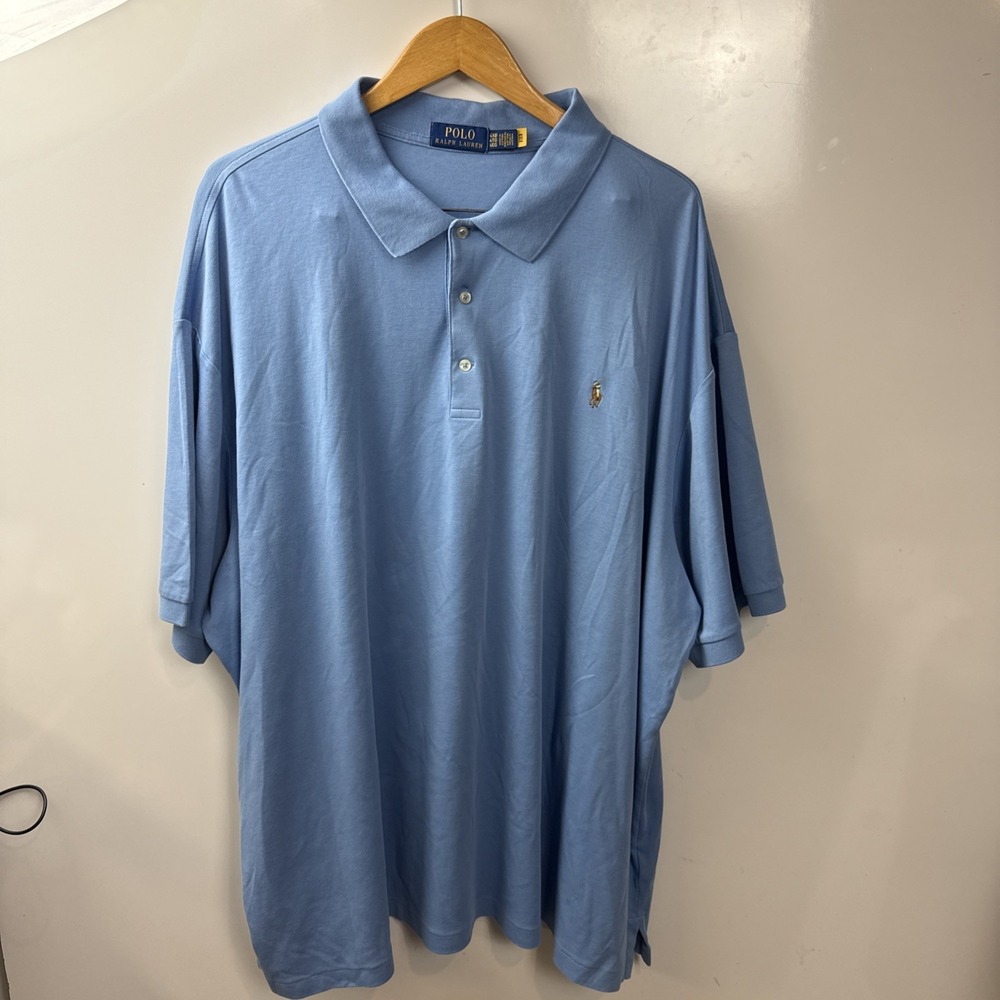 Genuine Ralph Lauren Men's Polo Shirt- 4XB- Blue